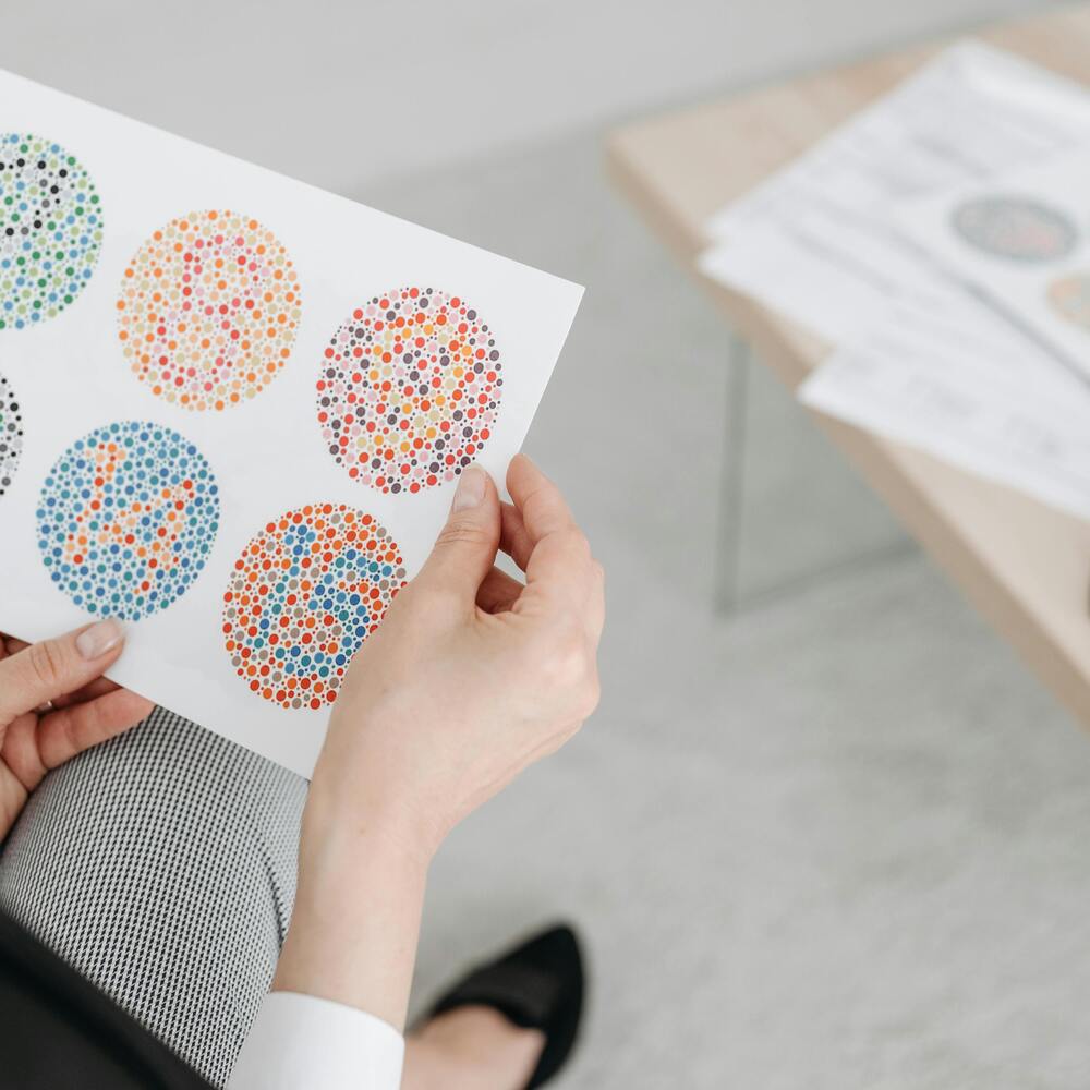 choisir le bon test de vision des couleurs