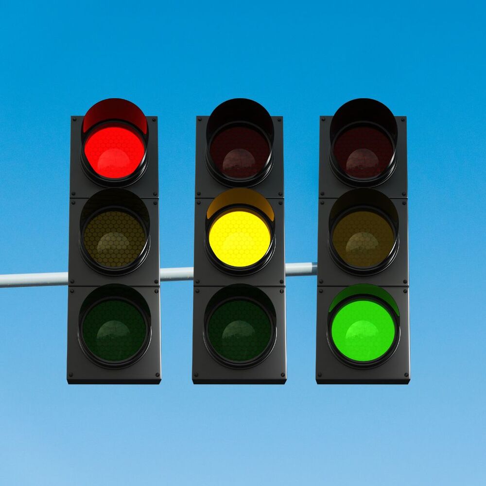 tes lentera Farnsworth lampu lalu lintas